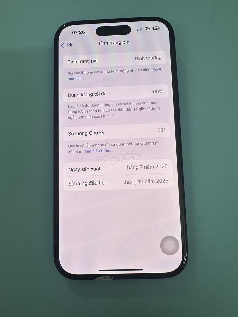 Фото 2: Apple iPhone 15 128GB Черный, батарея 96%, гарантия до 14/10/2026