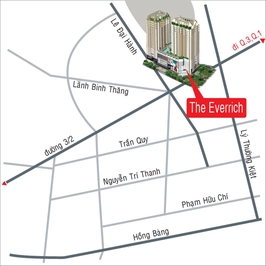 Фото 3: Срочно сдается квартира The Everrich 1, район 11, 161 м², 3 спальни, полностью меблирована, красивая