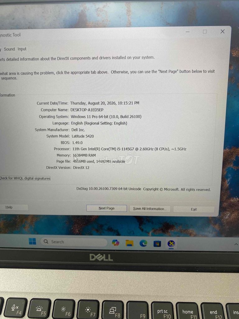 Фото 2: Dell Latitude 5420 i5-1145G7 14 inch 16GB/256GB