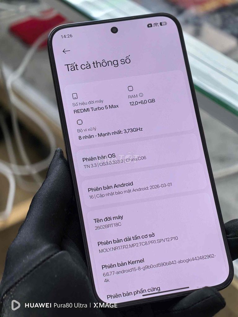 Фото 3: Xiaomi Redmi Turbo 5 Max Черный 528GB 12GB