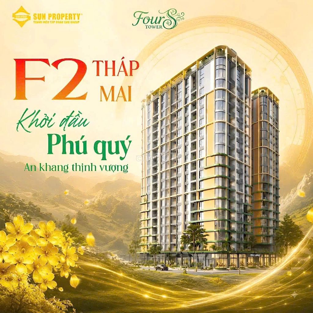 Проект FourS Tower официально открывает башню F2 с отличным видом, цена от 1,6 млрд