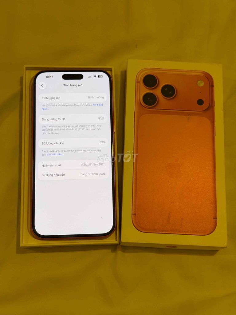 Фото 2: Apple iPhone 17 Pro Max 1024GB Cam Việt Nam