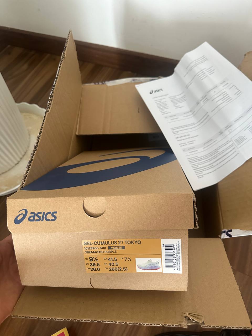 Фото 2: Продаются новые оригинальные кроссовки ASICS, заказанные с сайта со скидкой, но не…