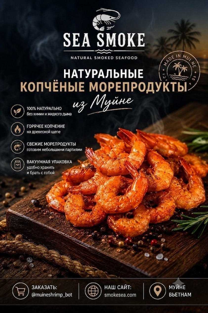 Продажа натуральных горячекопчёных морепродуктов