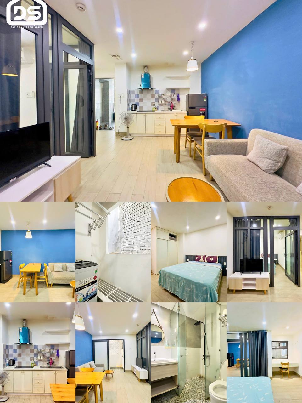 Сдаётся 1-комнатная квартира 35 м² на улице Hoàng Hoa Thám в центре Нячанга.