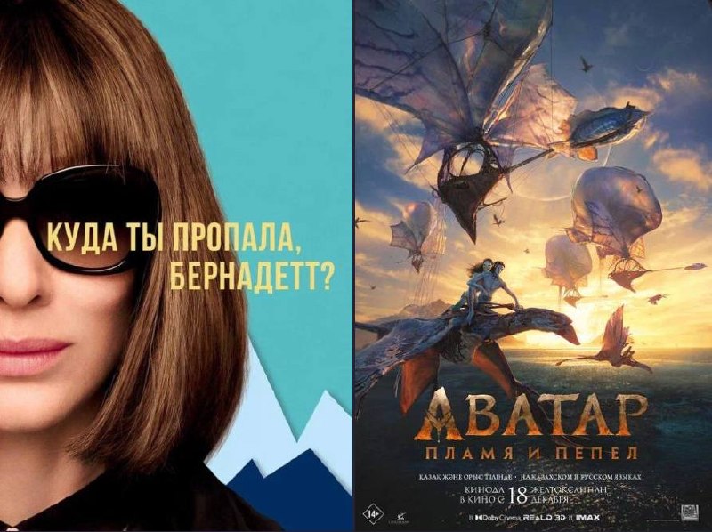 Кинопоказ фильмов «Куда ты пропала, Бренадетт» и «Аватар