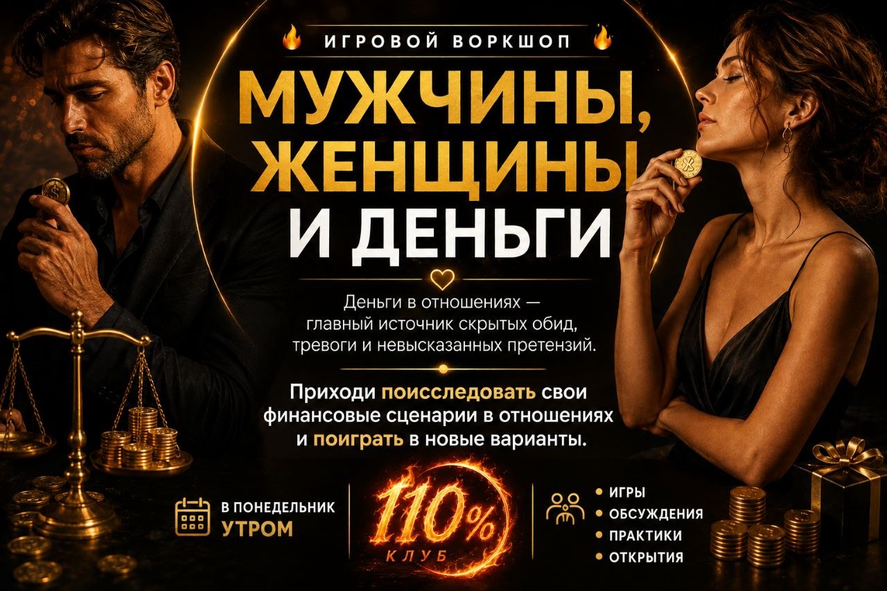 Игровой воркшоп о финансовых сценариях в отношениях