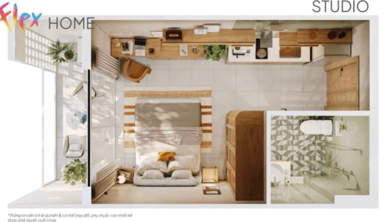 Фото 3: Продаётся полностью меблированная студия 29 м² в комплексе Vega City…