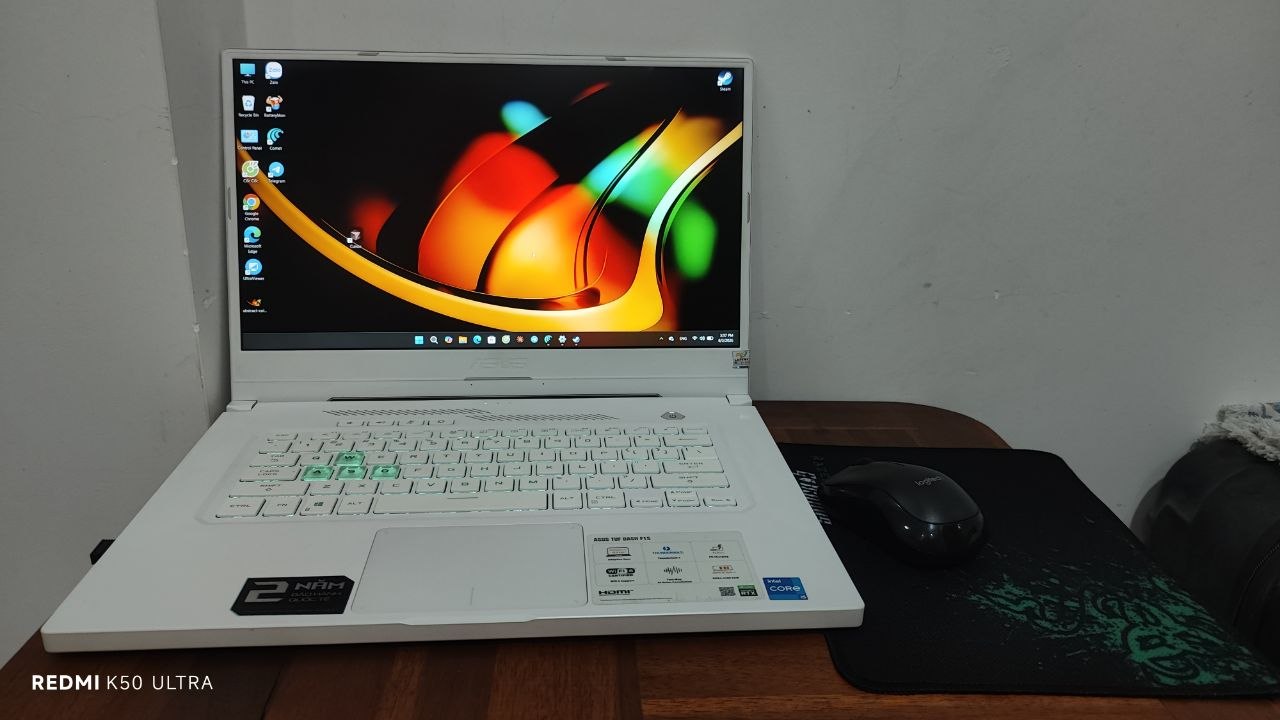 Продаётся игровой ноутбук ASUS TUF Dash F15 в отличном состоянии