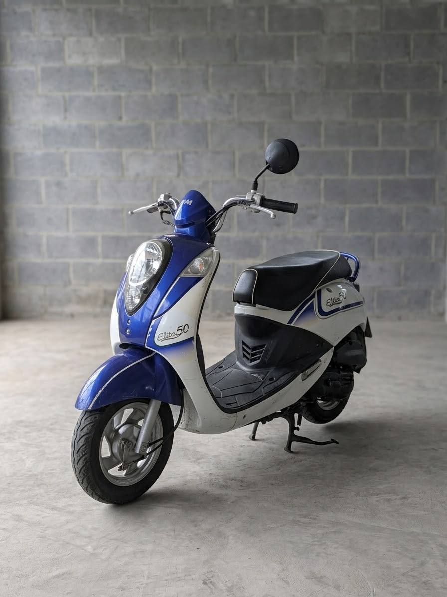 Байк SYM Elite 50cc 2017 года, полностью исправный, прошёл диагностику.