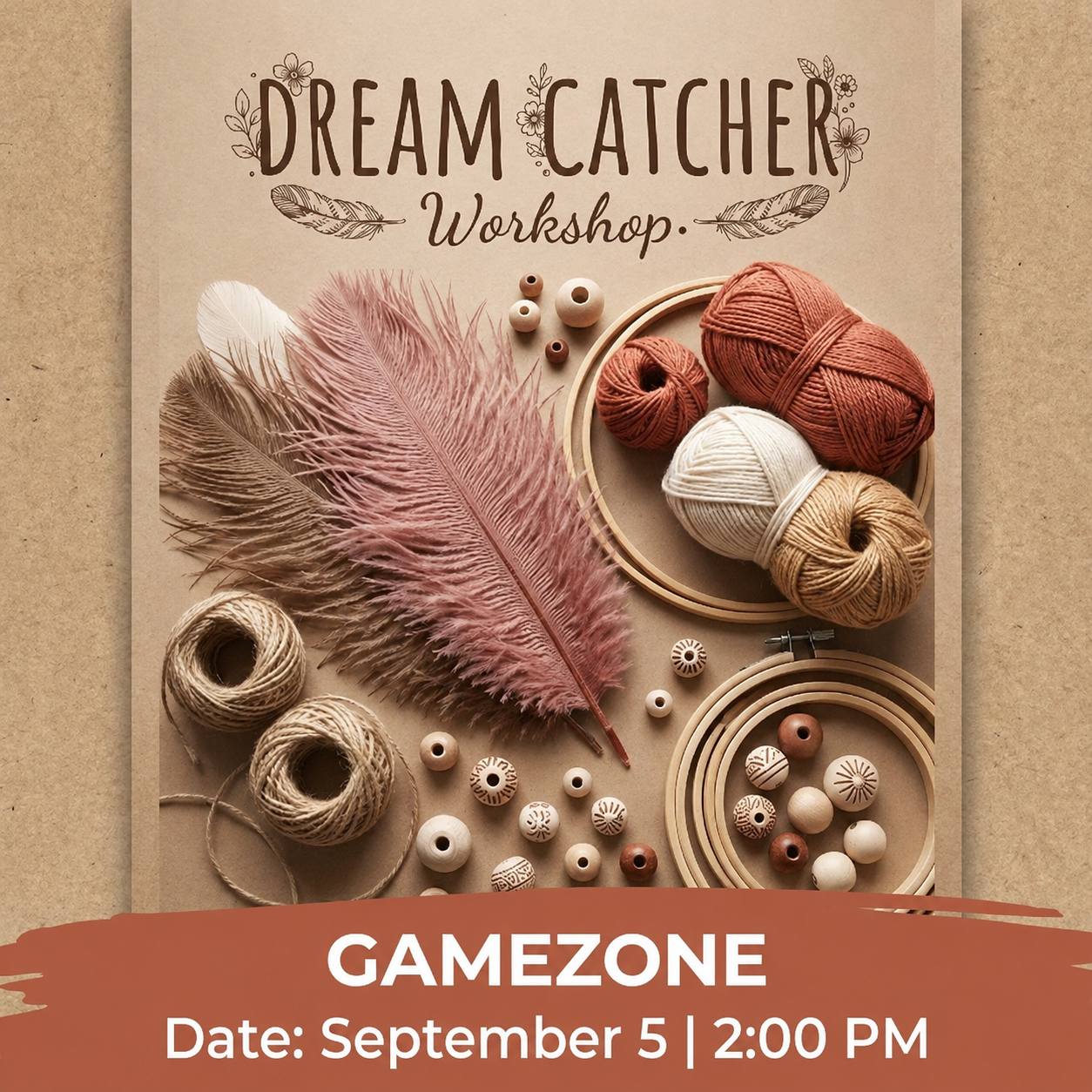 Мастер-класс по созданию ловца снов в GameZone