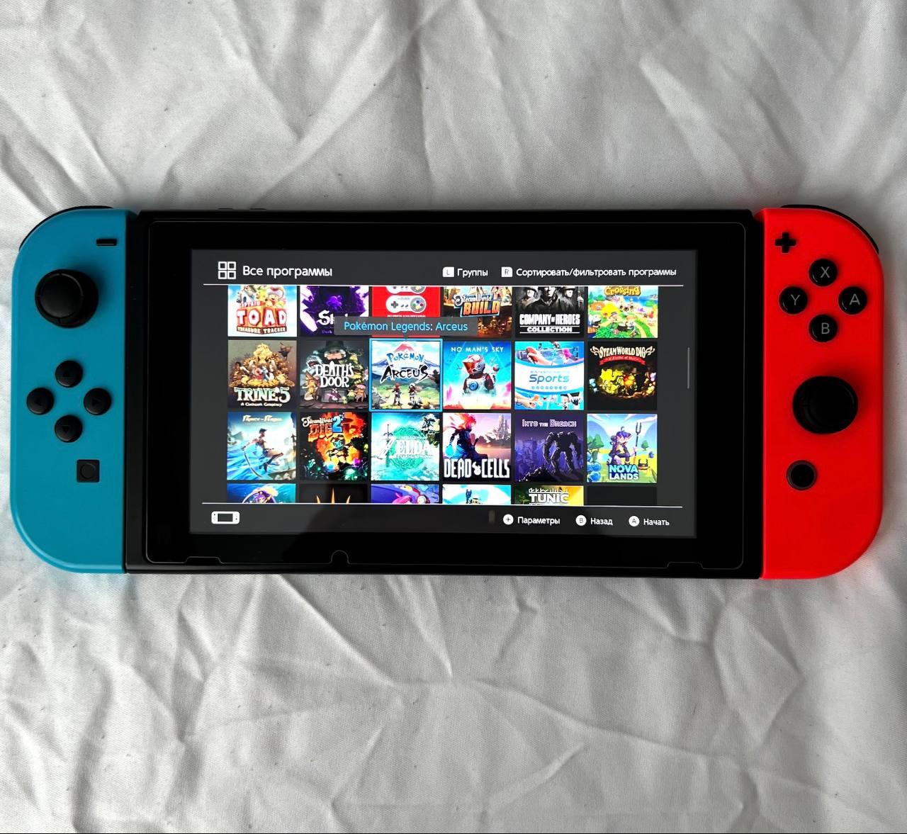 Продаётся Nintendo Switch первой ревизии V1 с программной прошивкой бе