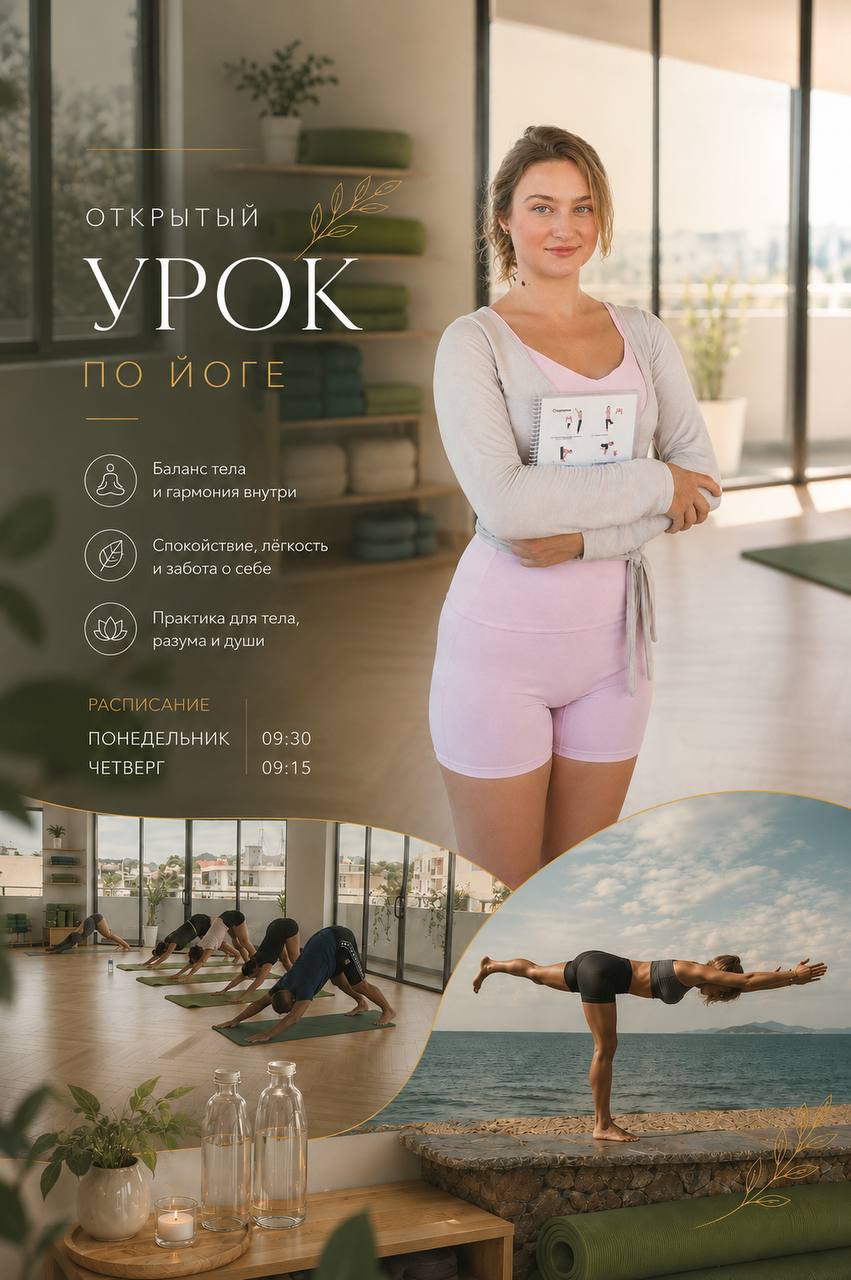 Открытый урок по хатха-йоге в стиле FYSM, подходит для начинающих и практикующих.