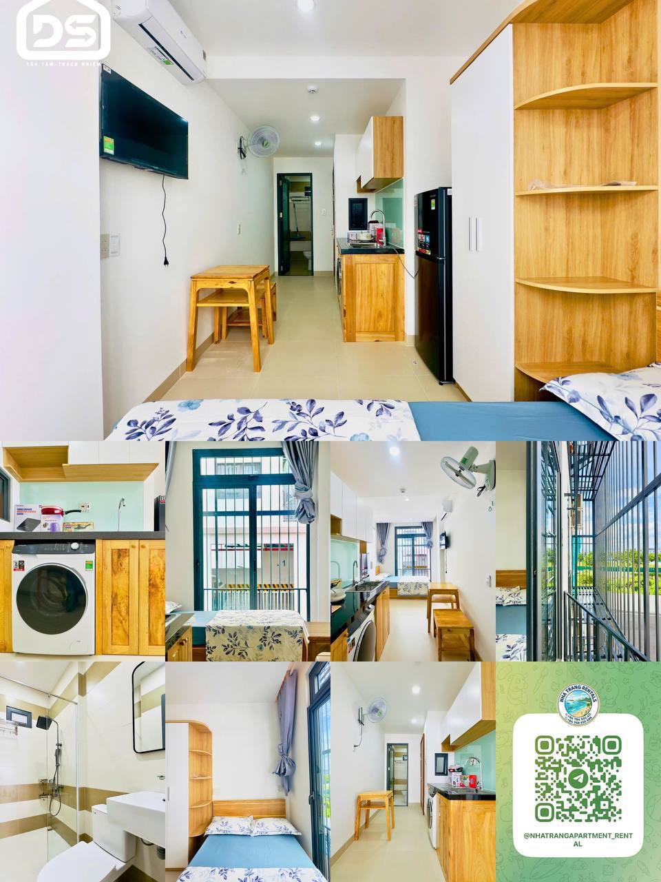 Сдаётся студия 25 м² в районе Hà Quang 1, южная часть Нячанга