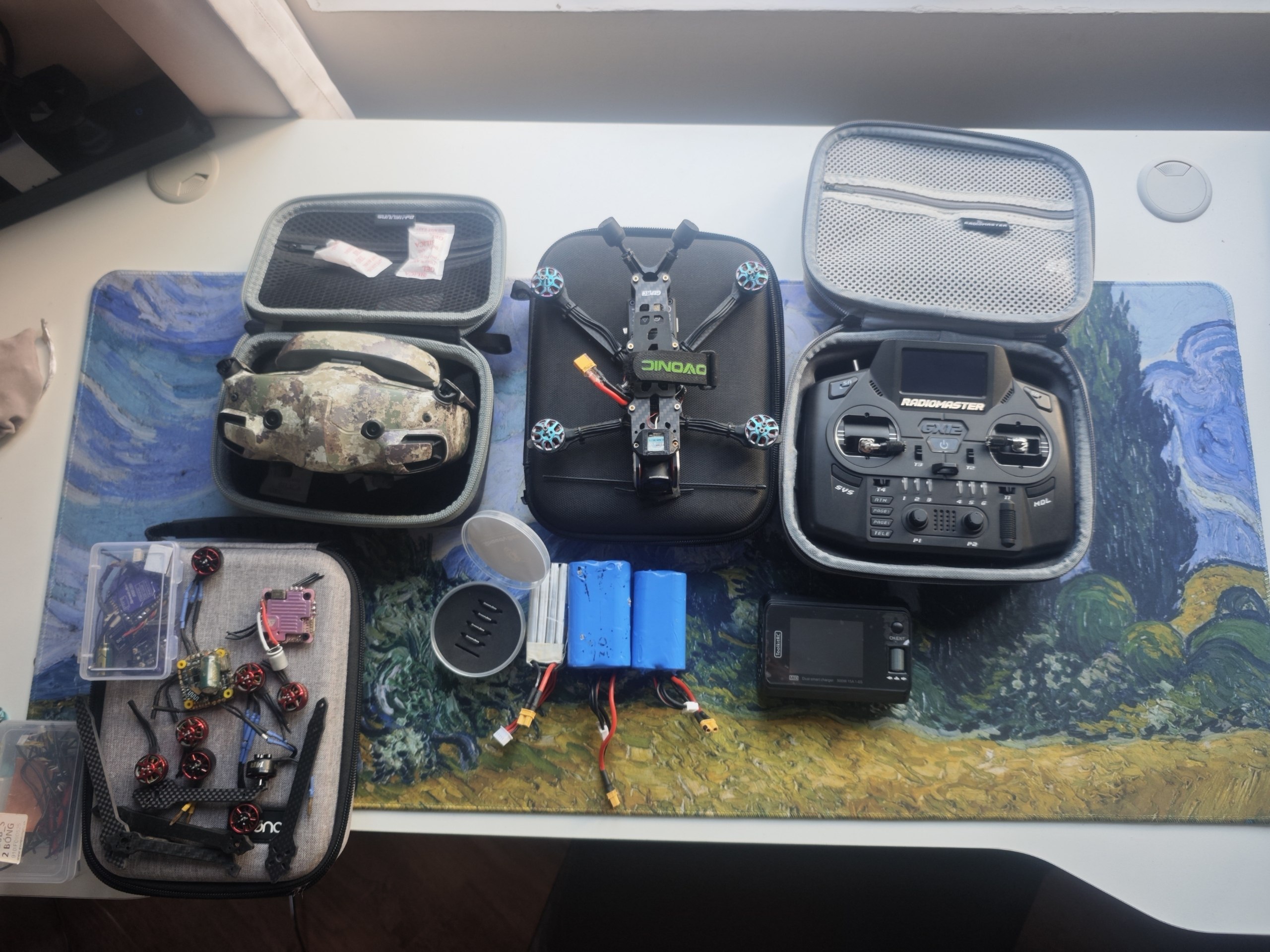 Продаётся FPV-дрон Geprc Tern Long Range 40 на кастомной раме под моторы 1804.