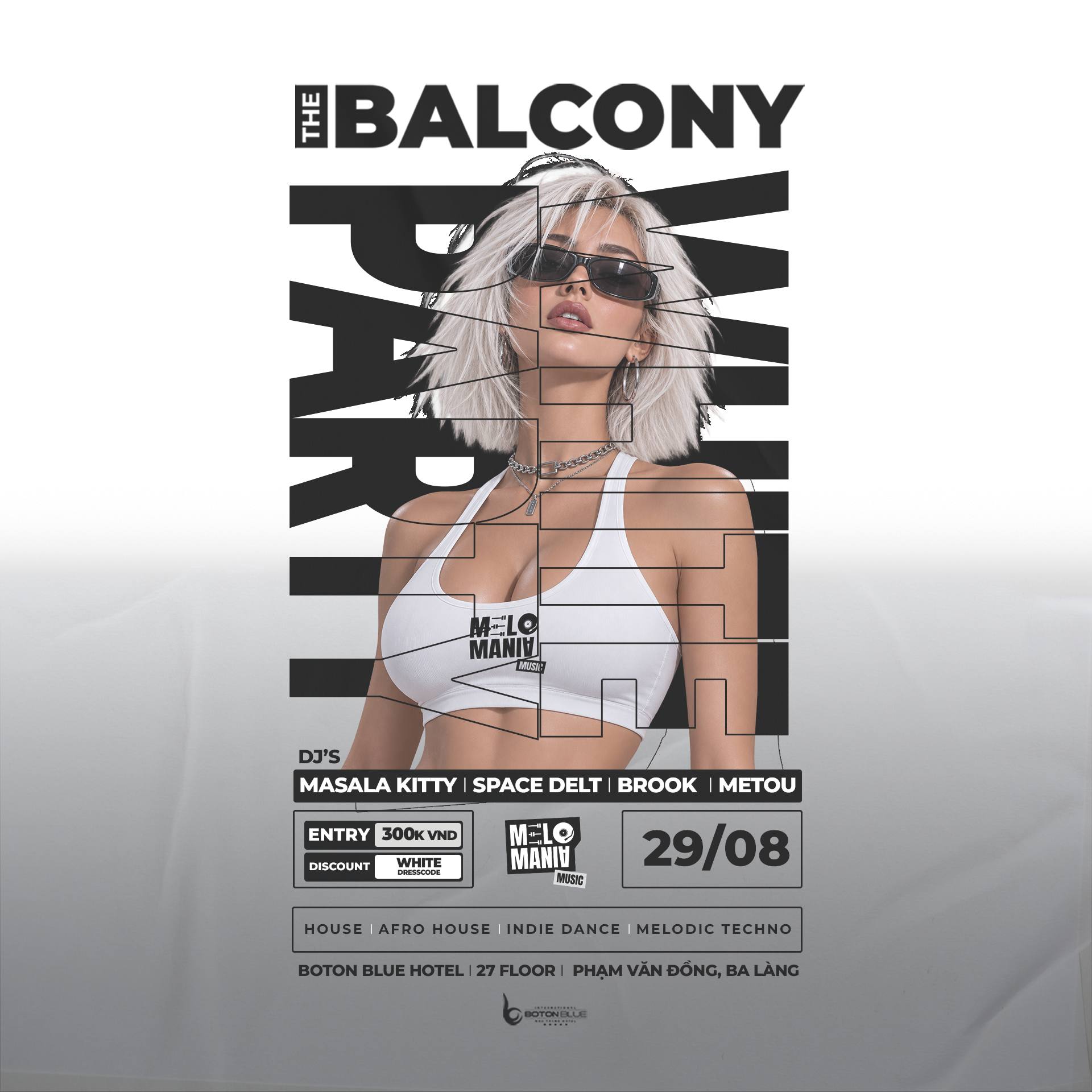 Фото 2: Вечеринка в баре The Balcony на 27 этаже отеля Boton Blue в Нячанге
