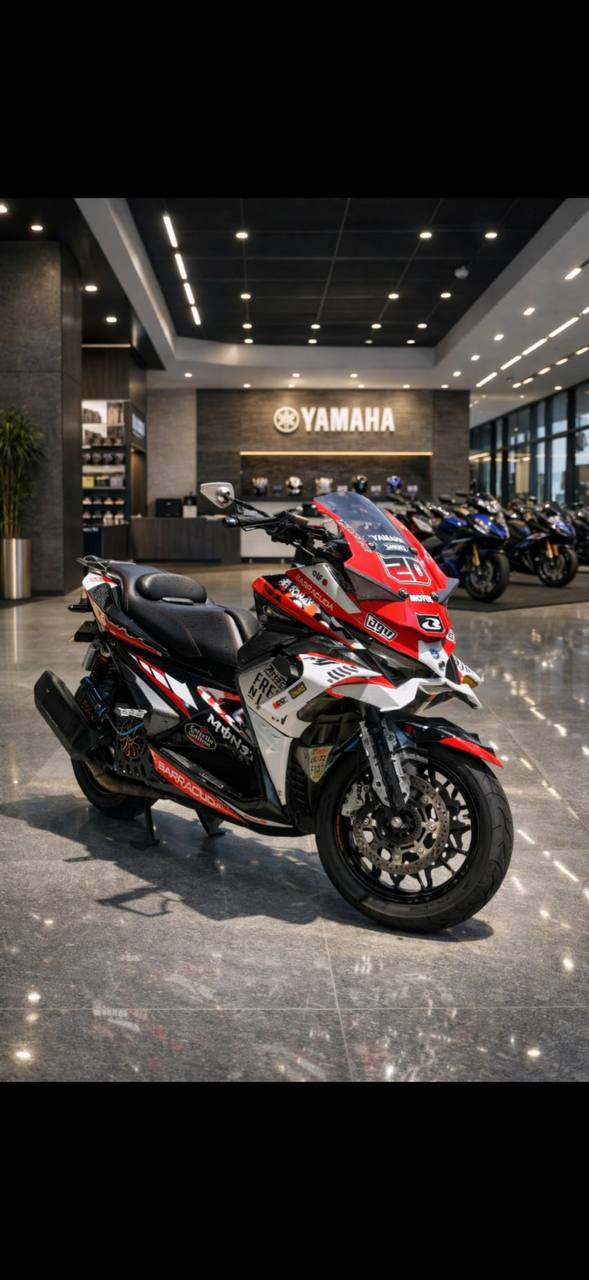 Фото 2: Продаётся Yamaha NVX 155 в тюнинге Barracuda, 2019 год, пробег 35 000 км.