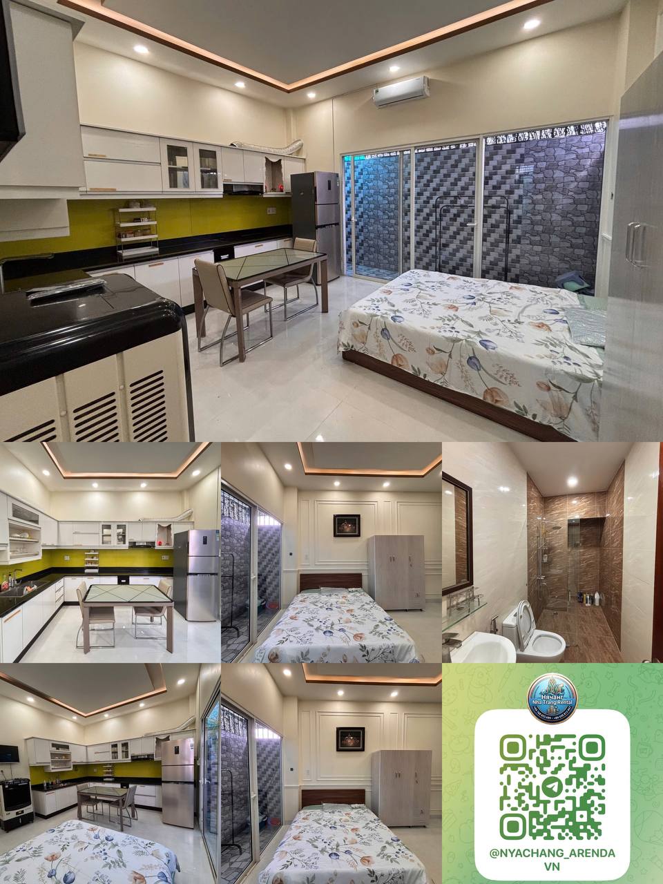 Сдаётся студия 25 м² на первом этаже в районе Hà Quang 1, южный Нячанг