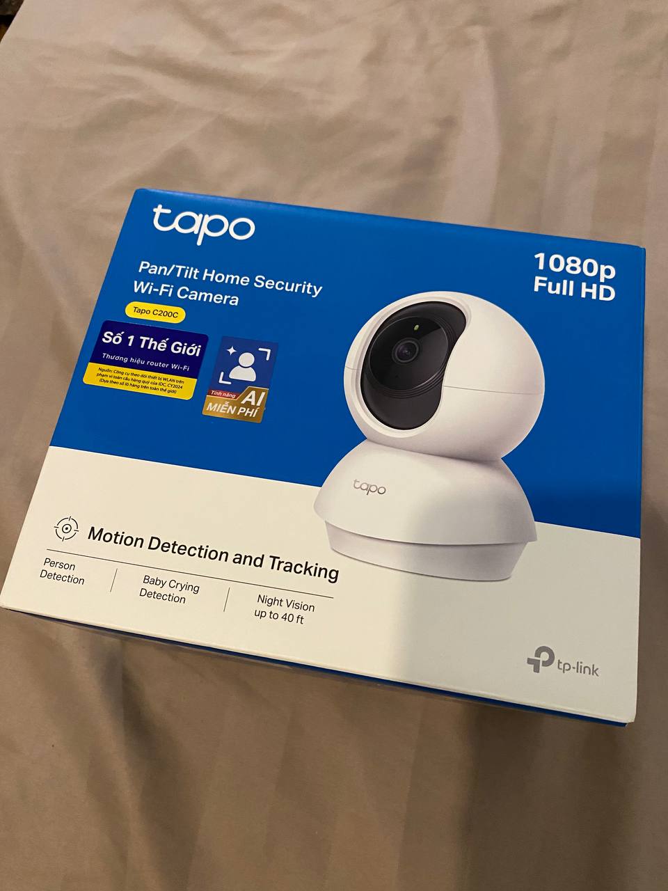 Продаётся Wi-Fi камера Tapo в идеальном состоянии, не использовалась, полный комплект.