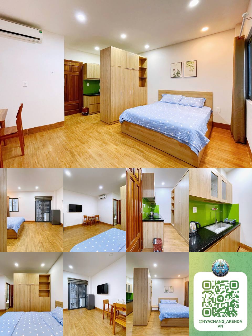 Сдаётся студия 30 м² в центре Нячанга, полностью меблирована, есть стиральная машина…