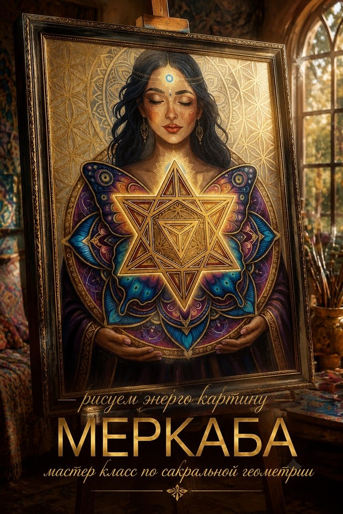 Приглашаю на практику по созданию энерго-картины «Меркаба» — древнего…