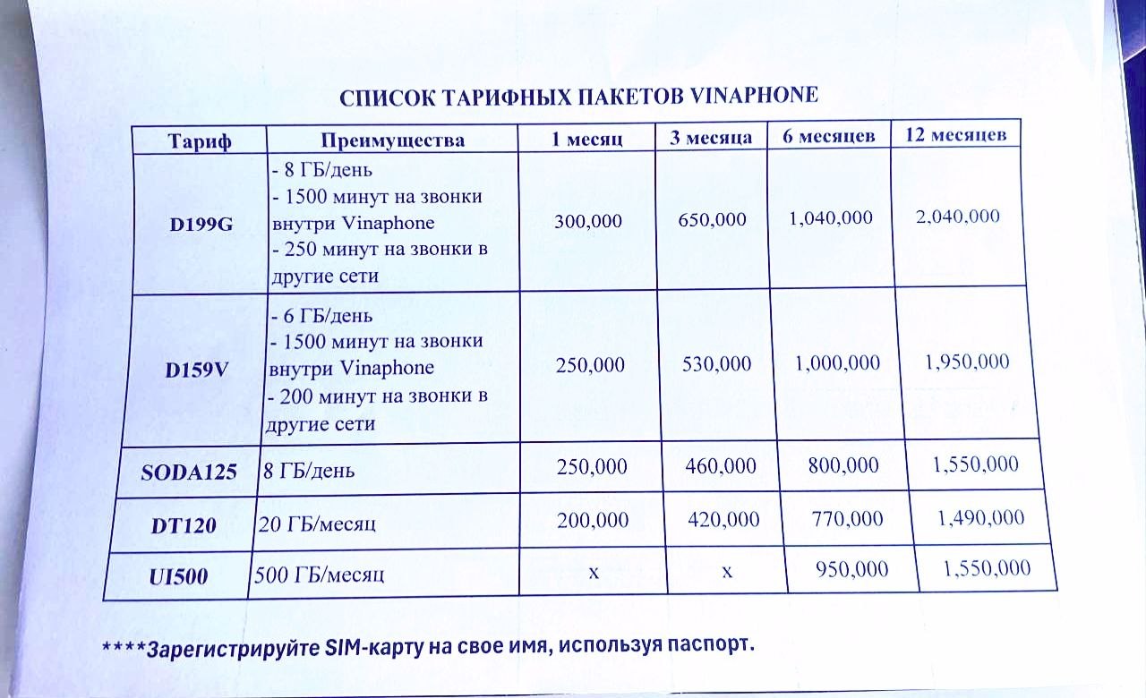Компания Винафон предлагает услуги для русскоязычных туристов