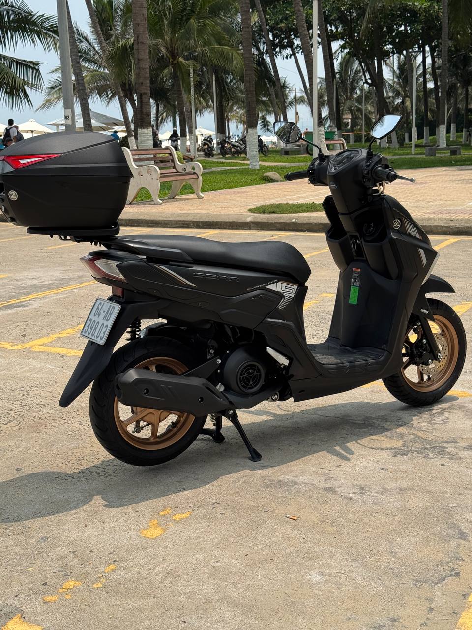 Фото 3: Аренда байка Yamaha Gear 125 2026 года с смарт-ключом и кофром