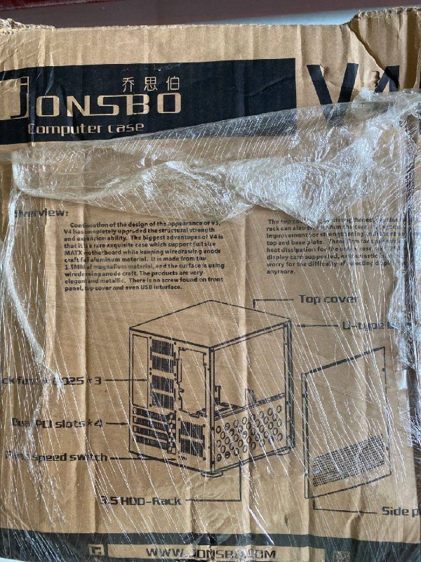 Фото 3: Продаётся новый корпус Jonsbo V4 в оригинальной коробке