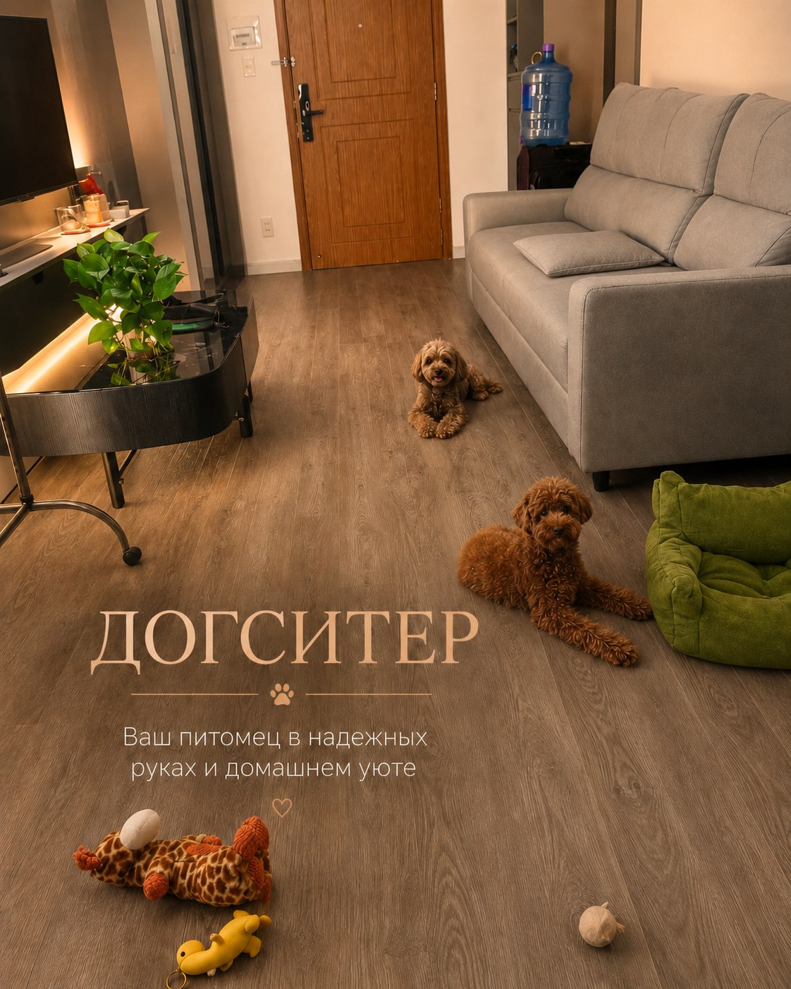 Предлагаем присмотр за собаками на время вашего отсутствия