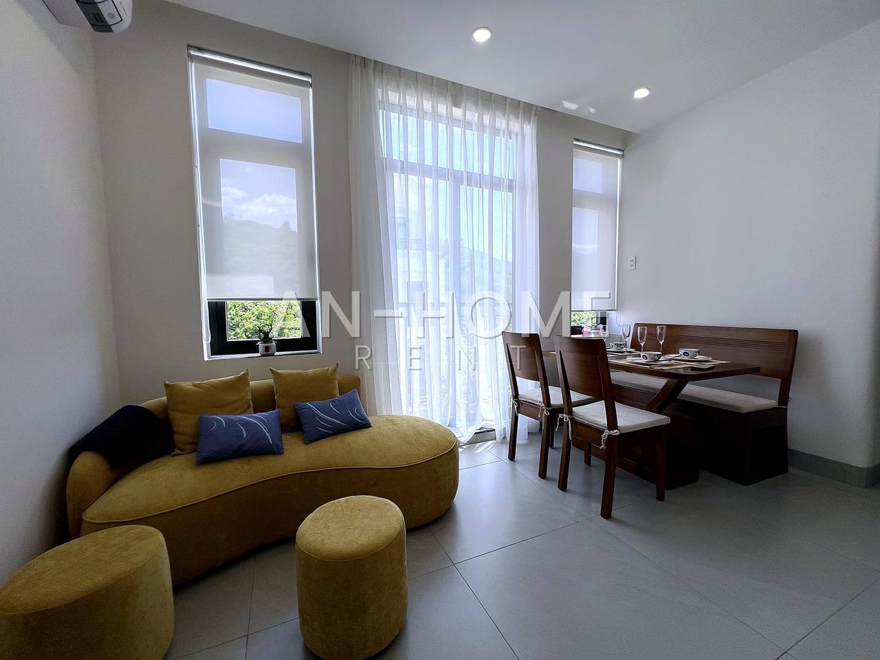 Новая квартира с 2 спальнями на севере Нячанга, в 5 минутах пешком до моря.