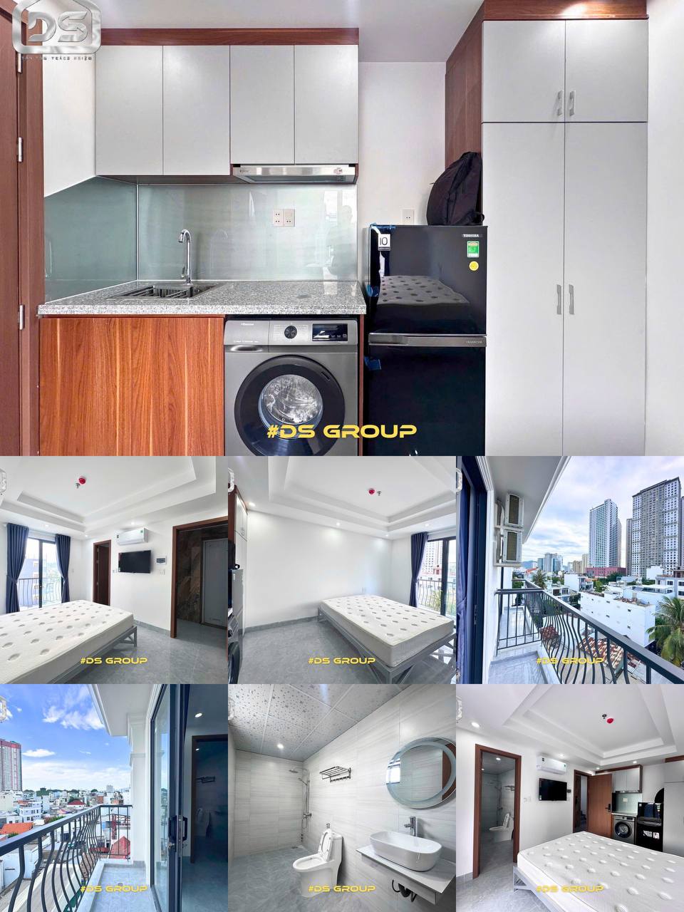 Сдаётся новая студия 30 м² в районе Hòn Chồng, Северный Нячанг, рядом…
