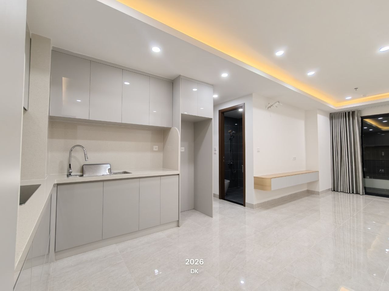 Фото 3: Сдаётся квартира в HUD CCU Phuoc Long, 68 м² с балконом, 2 спальни, 2 ванные комнаты.