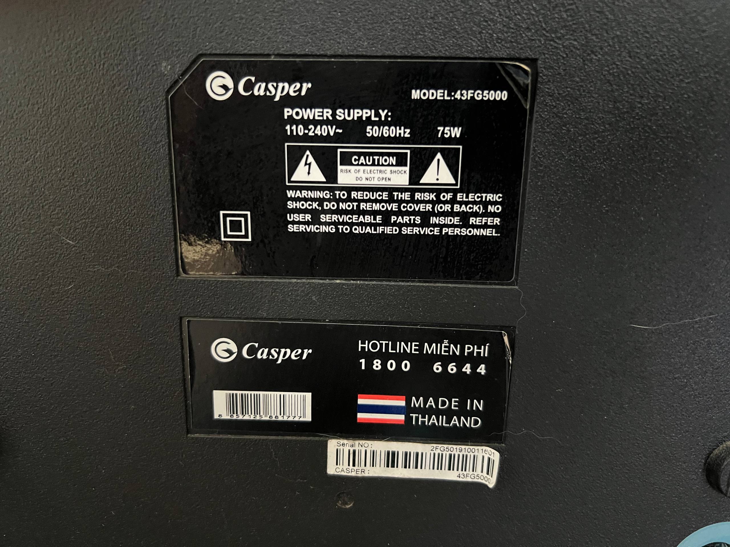 Фото 2: Срочная продажа смарт-телевизора Casper 43FG5000 на Android TV