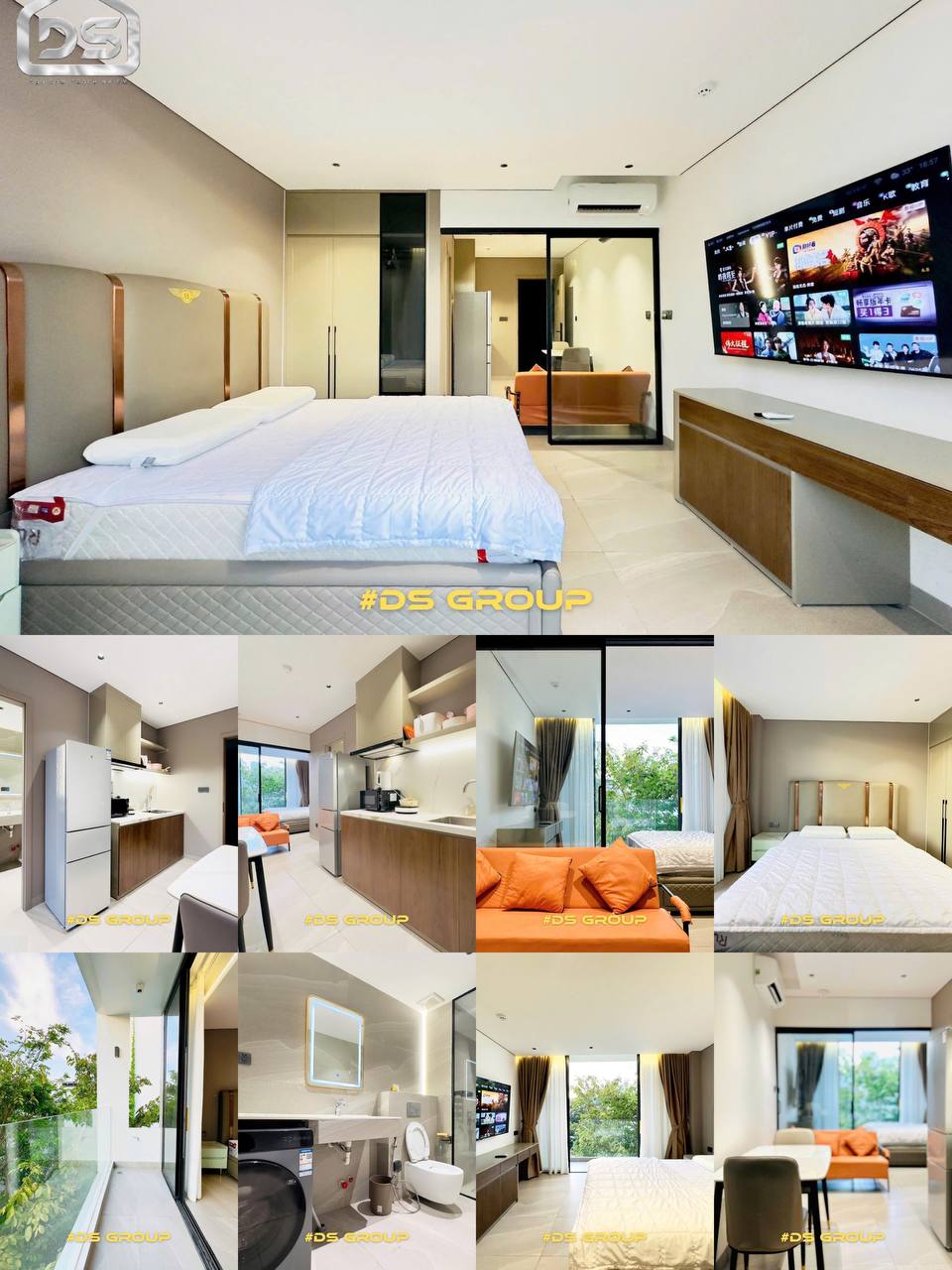 Сдаётся 1-комнатная luxury-квартира 40 м² в жилом комплексе Hà Quang…