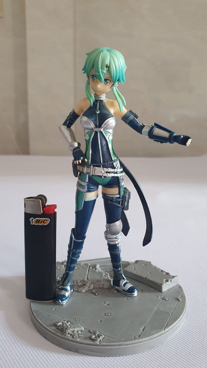 Фото 2: Продаю комплект коллекционных фигурок Кирито и Синон из аниме Sword Art Online (Gun…