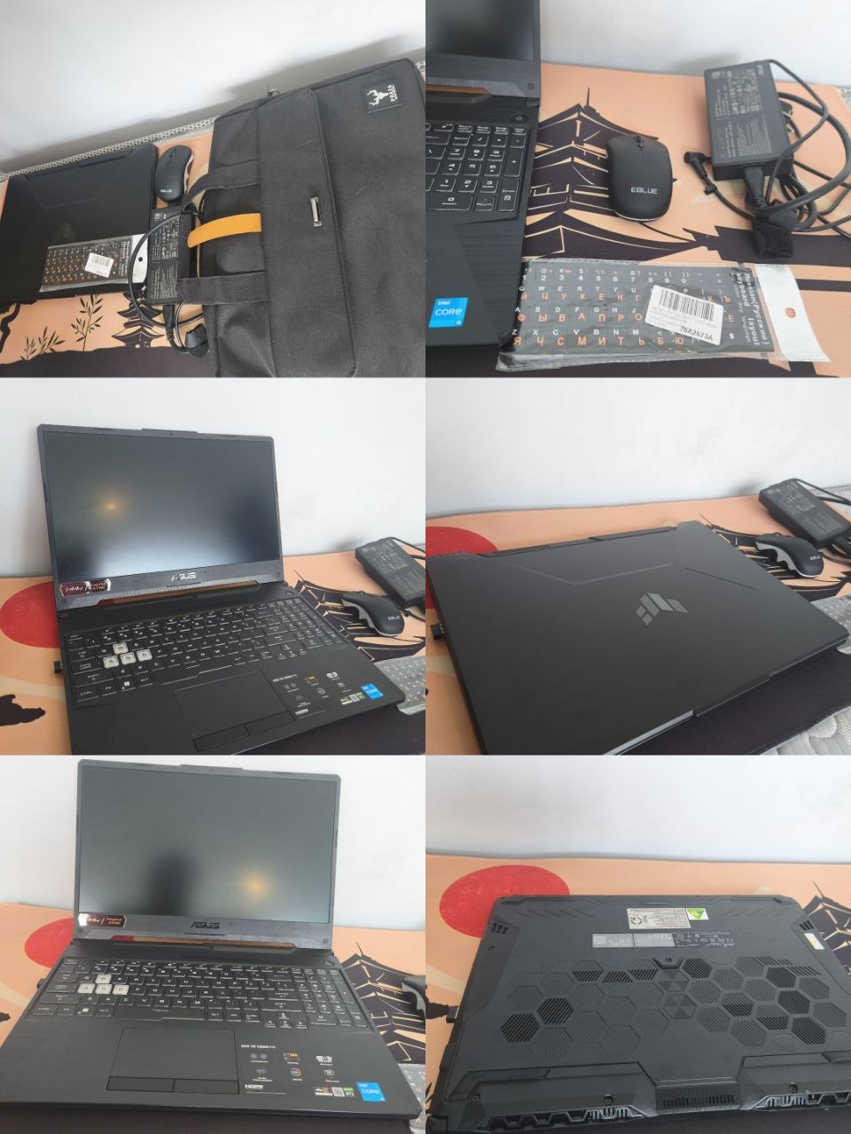 Продаётся ноутбук ASUS TUF Gaming F15 (FX506HC) с характеристиками