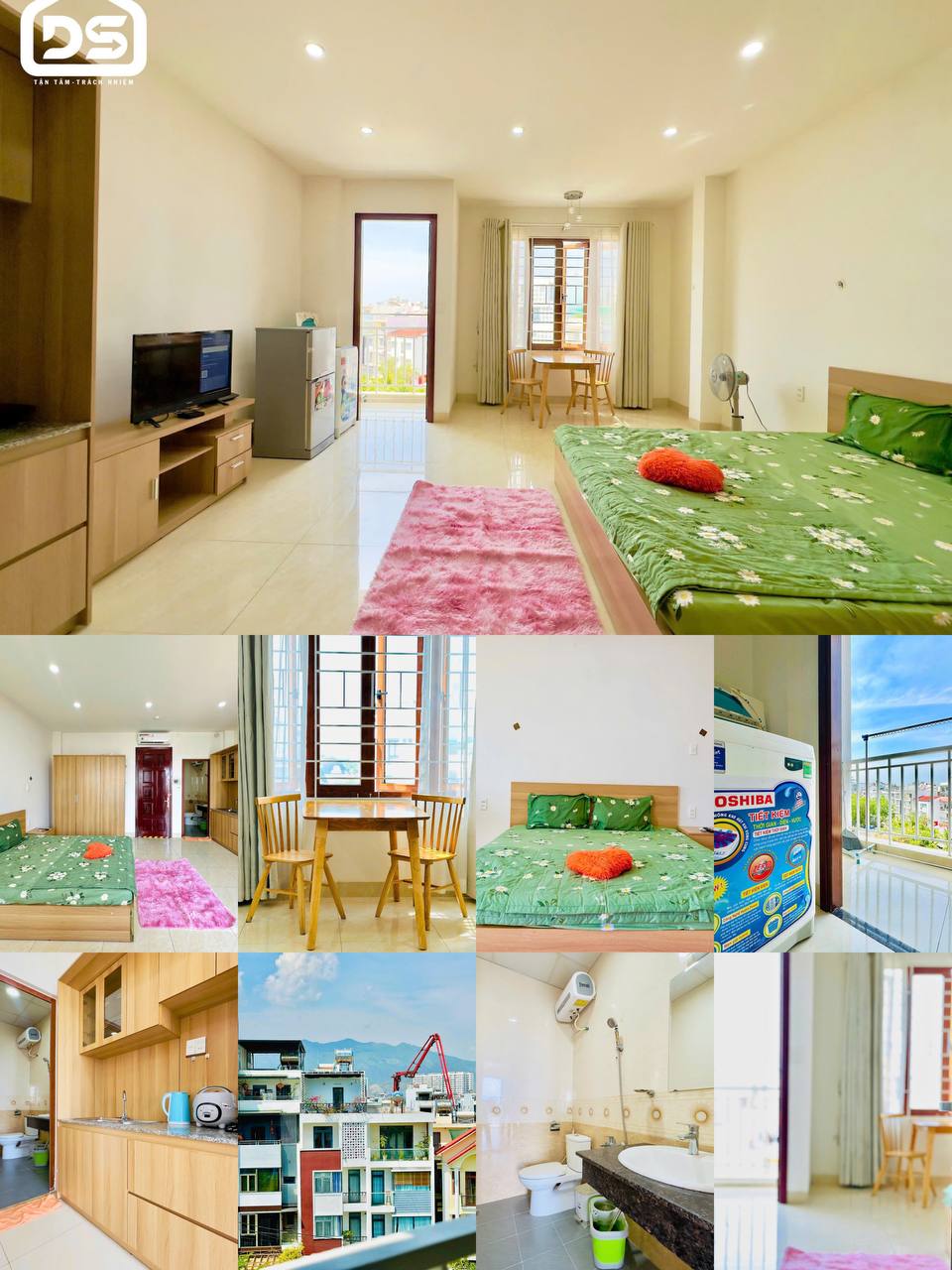 Сдаётся квартира 35 м² в центре Нячанга, полностью меблирована, с балконом и видом на…