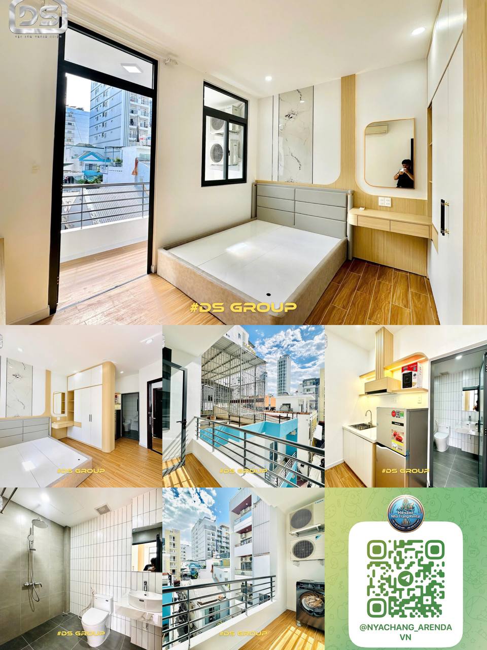 Сдаётся новая студия 30 м² в центре Нячанга на улице Nguyễn Thiện Thuật.
