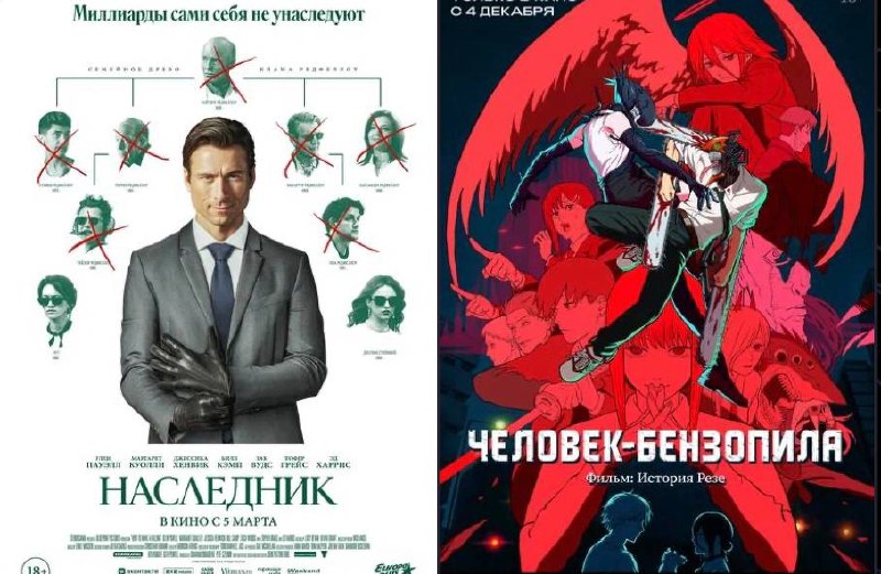 В субботу 22 августа в 19:00 показ фильма «Наследник» — чёрная…