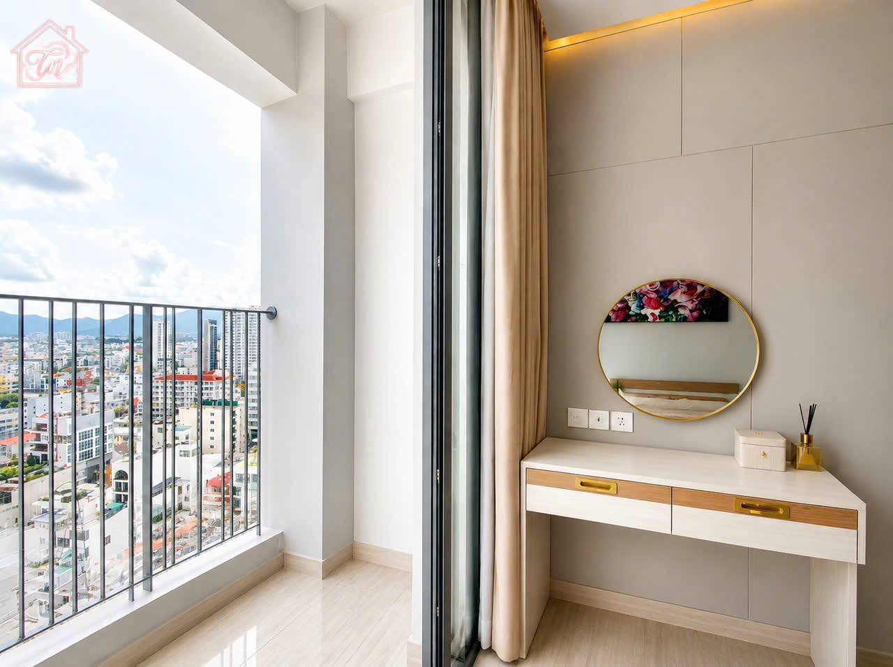 Фото 3: Сдаётся студия Panorama в центре Нячанга, 40 м², 14-й этаж, с панорамным видом на город.