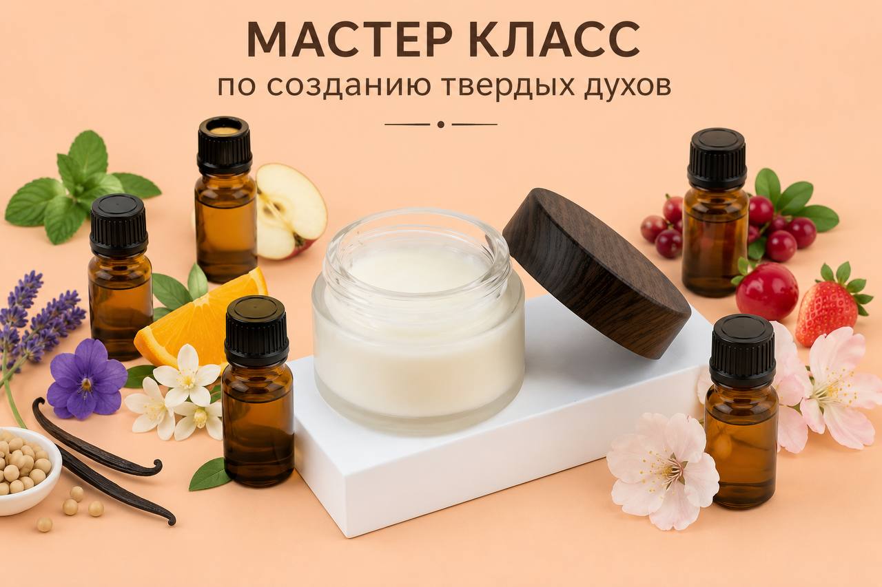 Мастер-класс по созданию твердых духов в субботу