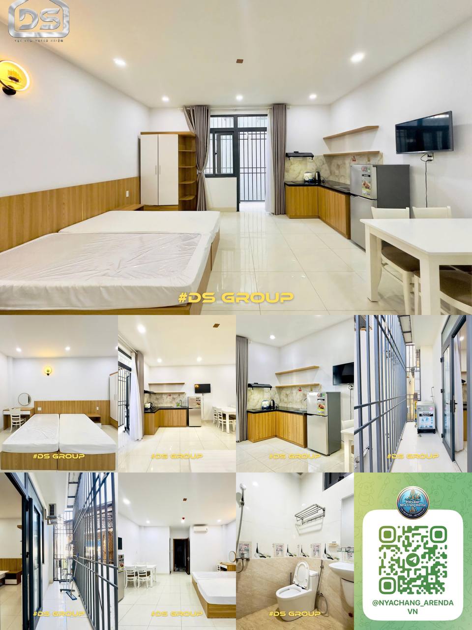 Сдаётся квартира 32 м² в центре Нячанга, полностью меблирована, стиральная машина…