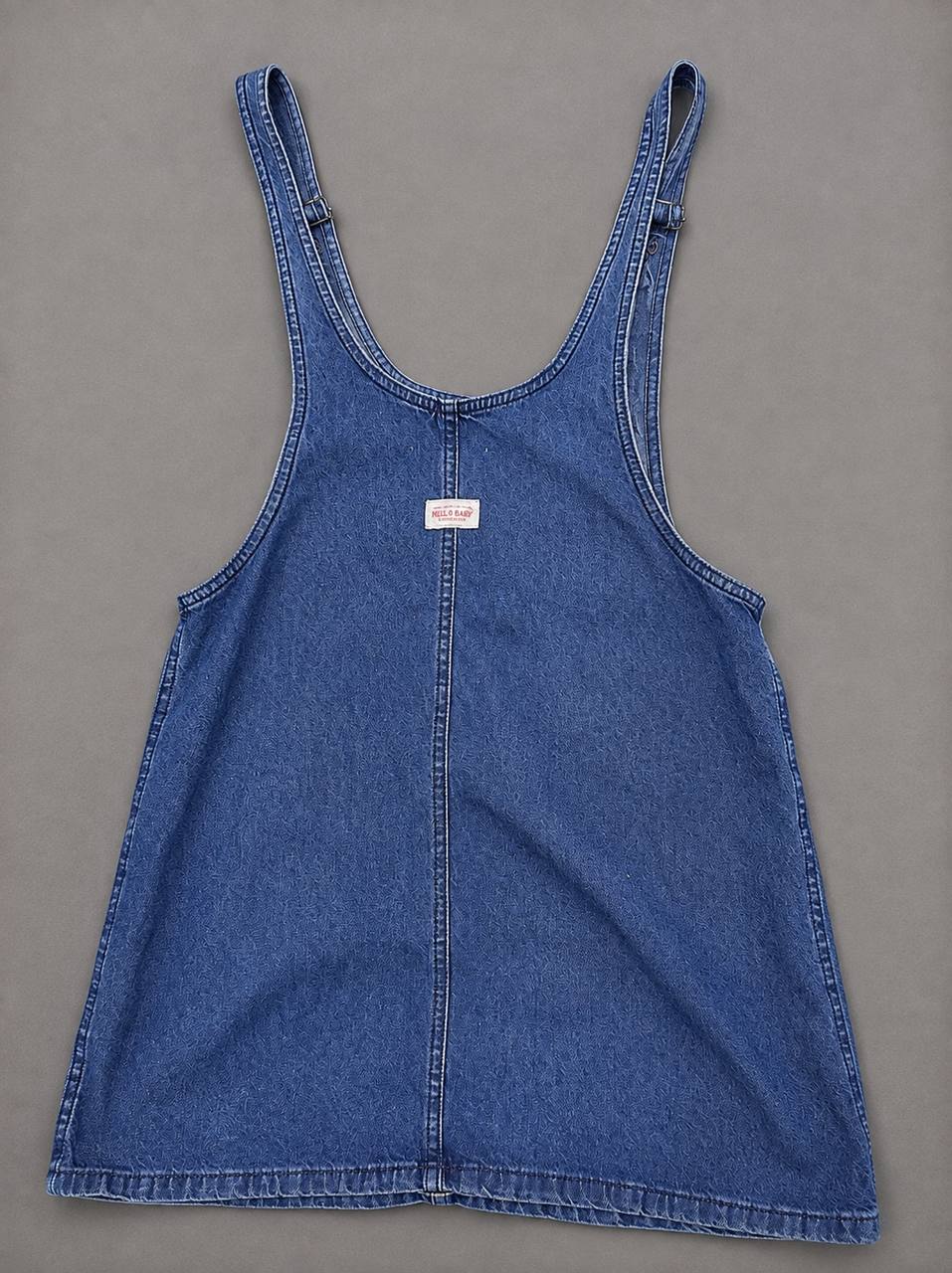 Фото 3: Классический джинсовый сарафан Pull&Bear из плотного синего денима, размер S (EUR 36).
