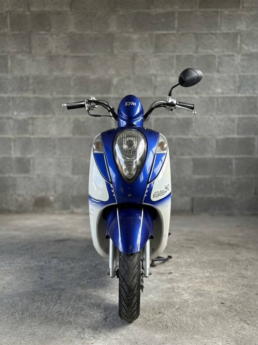 Фото 2: Байк SYM Elite 50cc 2017 года, полностью исправный, прошёл диагностику.