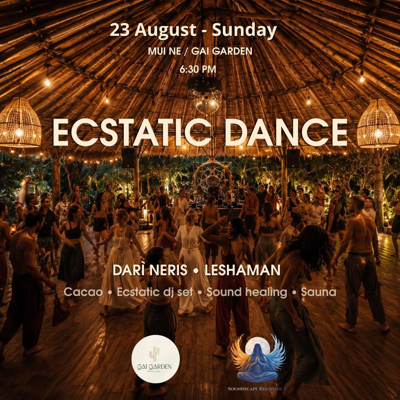 Трезвая вечеринка Ecstatic Dance в Муйне 23 августа в 18:30