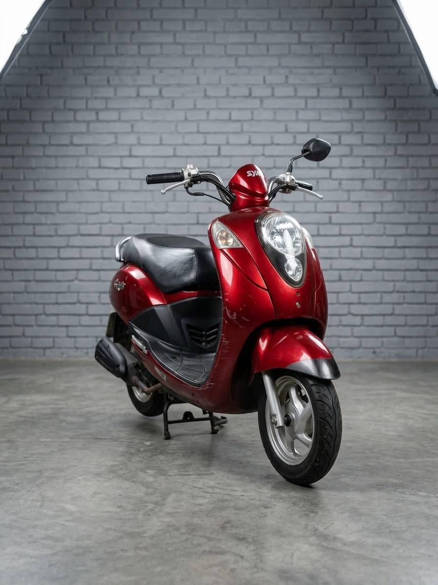 Фото 2: Продаётся байк SYM ELITE 50CC в полностью исправном состоянии, прошёл диагностику.