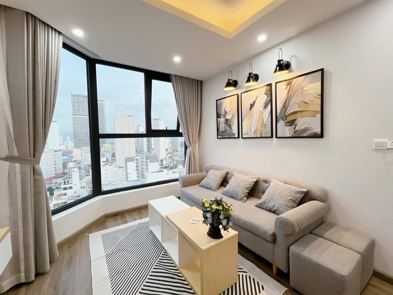 Фото 3: Квартира 60 м² с двумя спальнями и двумя ванными в комплексе HUD Building в центре…