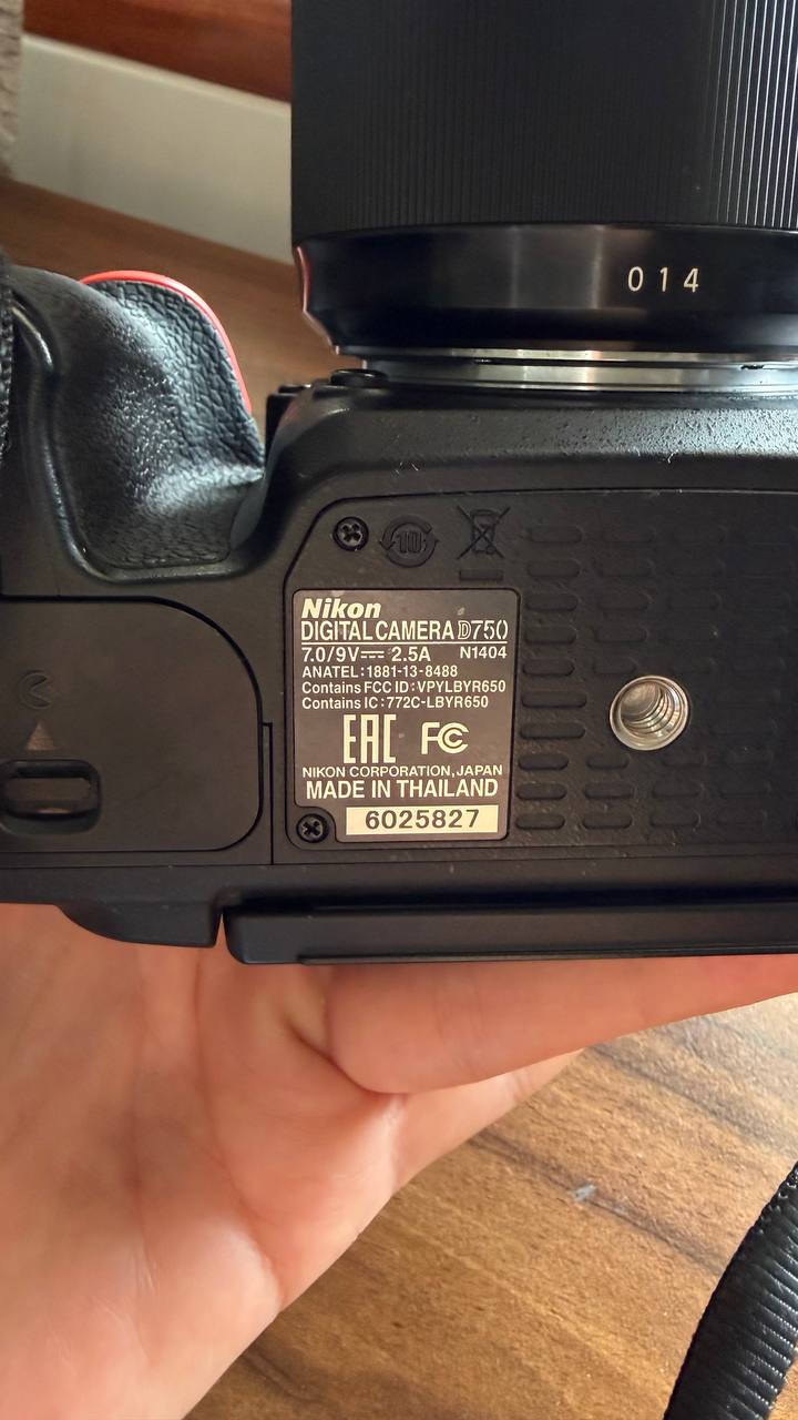 Фото 3: Продаётся фотокамера Nikon D750 Body в отличном состоянии