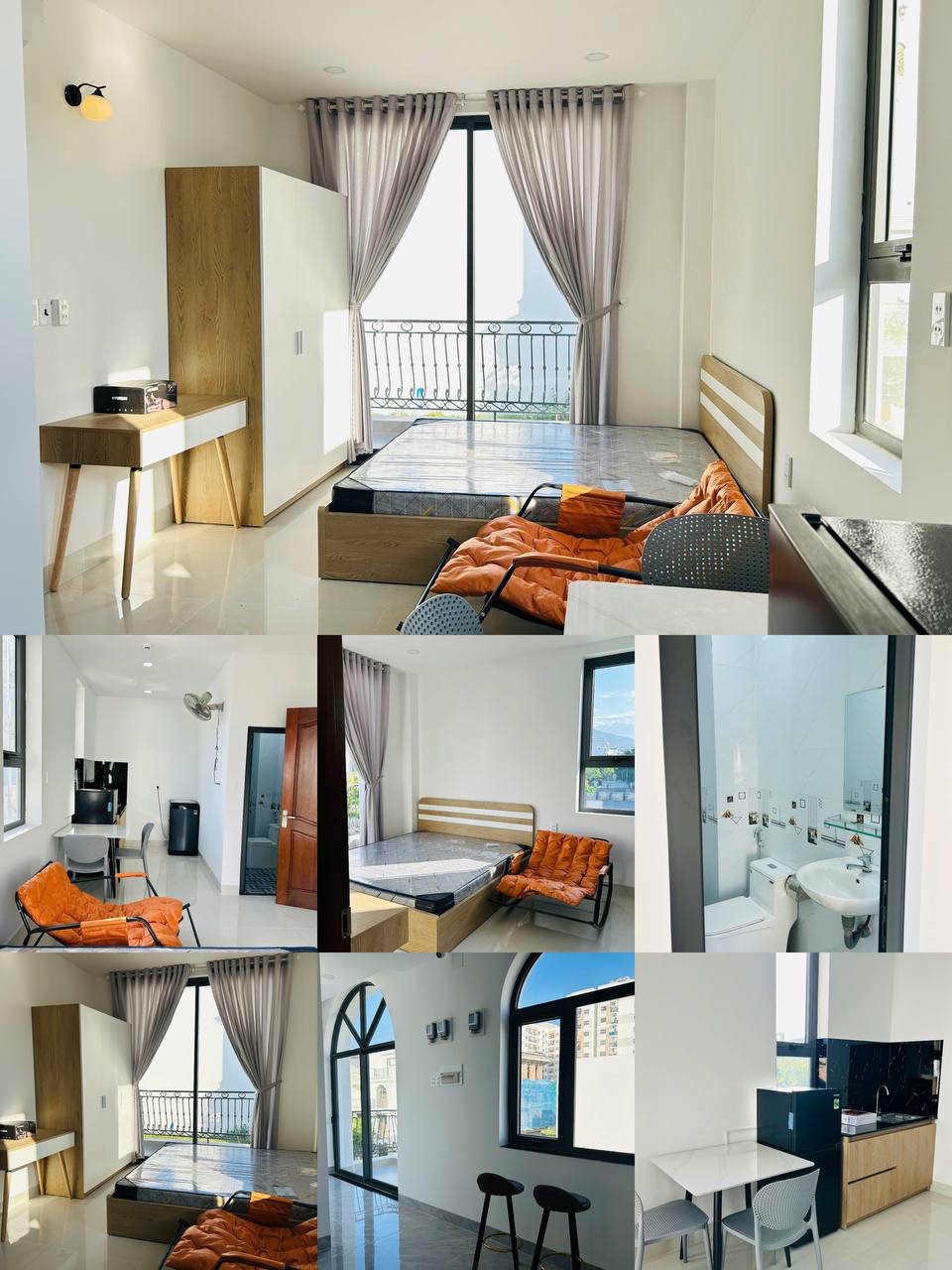 Сдаётся новая студия 35 м² с балконом в VCN Phước Long 2, Южный Нячанг.