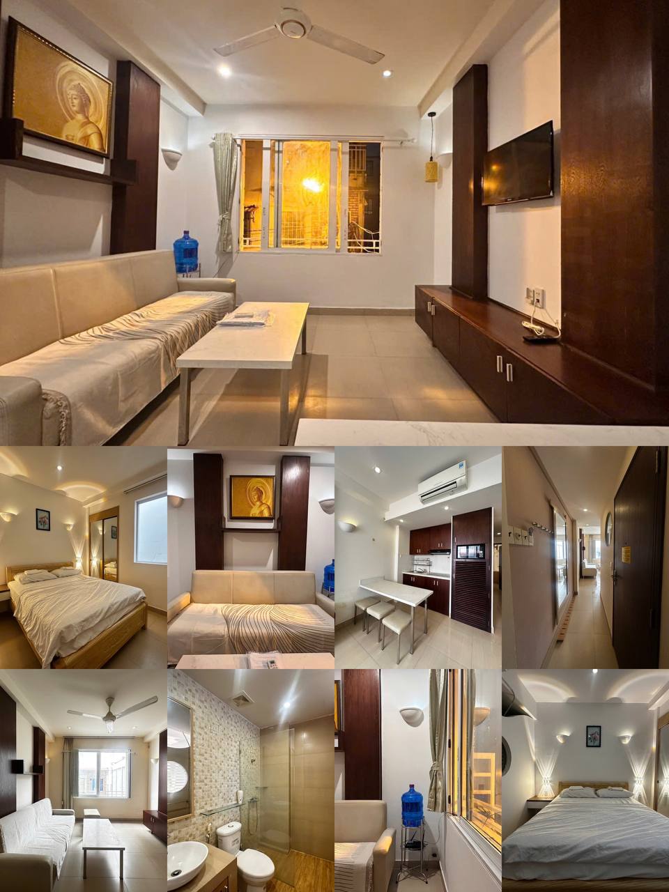 Просторная однокомнатная квартира 70 м² на Nguyễn Thiện Thuật, центр Нячанга.